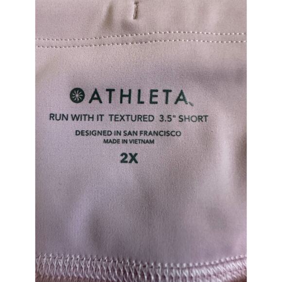 Athleta Run With It Pink Short 3.5" size 2X - Picture 10 of 15